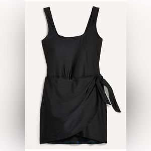 NWT old navy 2X side tie swim dress plus